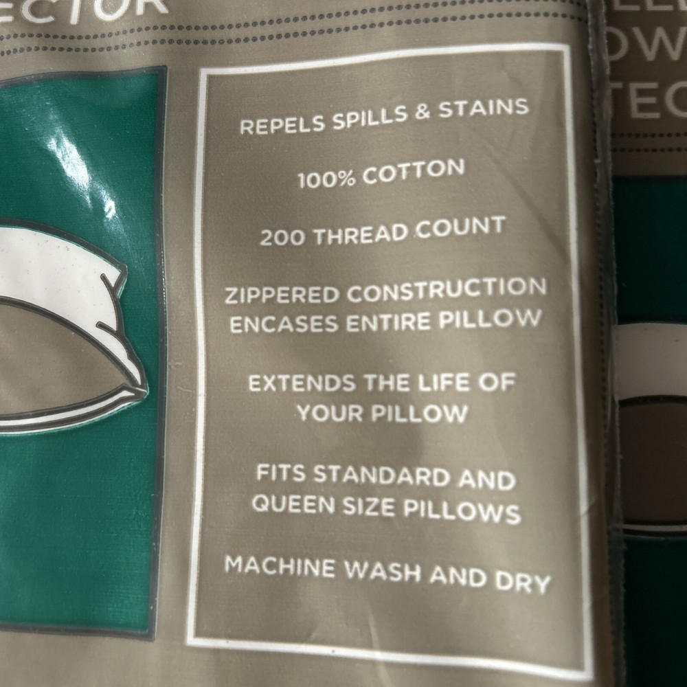 CANNON PILLOW PROTECTOR- Standard/QUEEN SIZE 200 THREAD COUNT