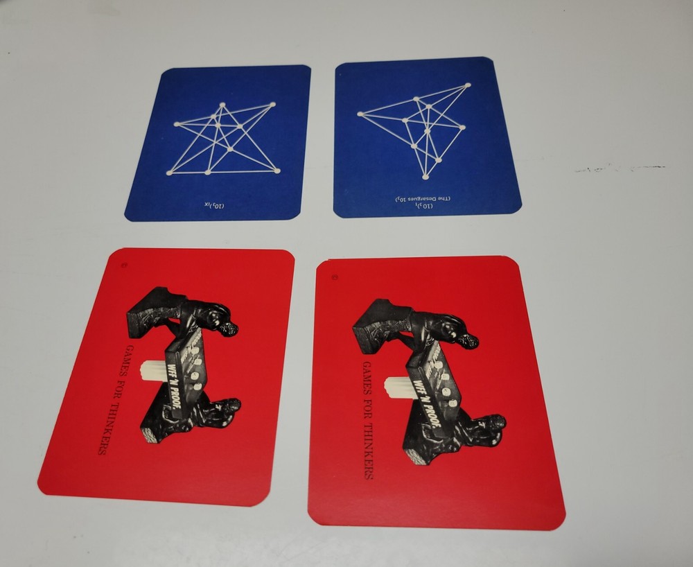1967 WFF'N Configurations Game For Thinkers Plastic Case