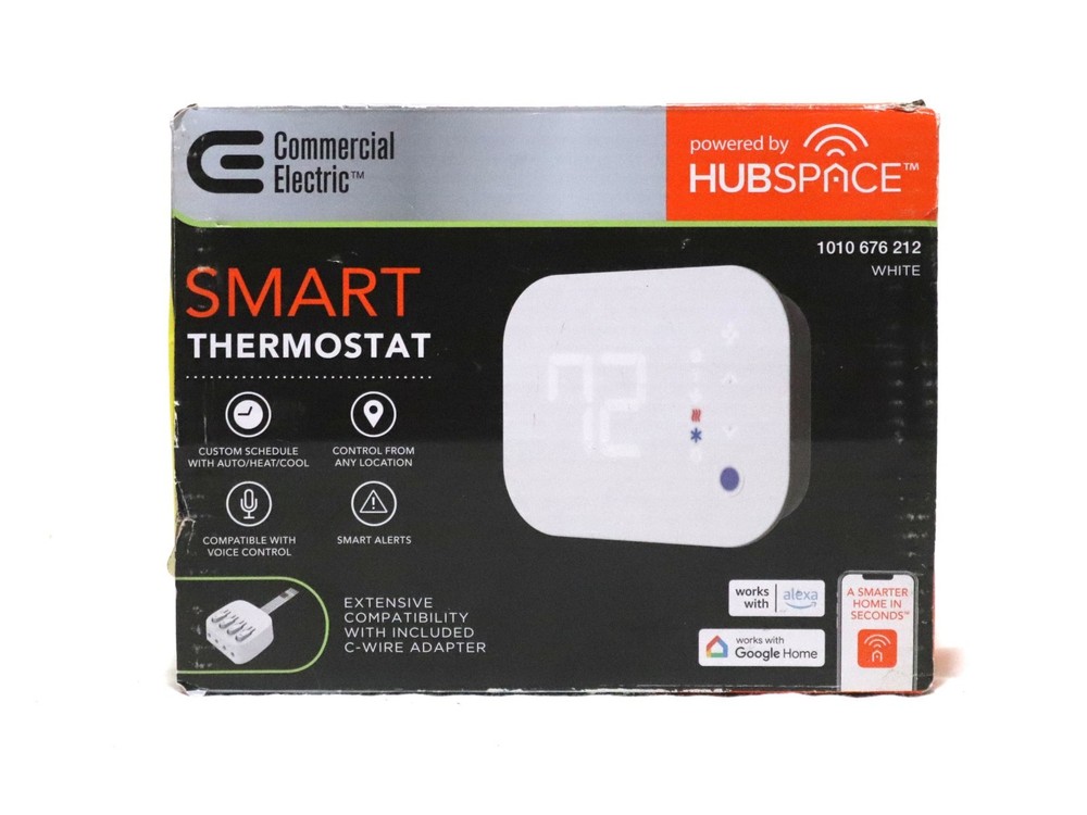 Commercial Electric Wi-Fi and Bluetooth Enabled Smart Programmable Thermostat