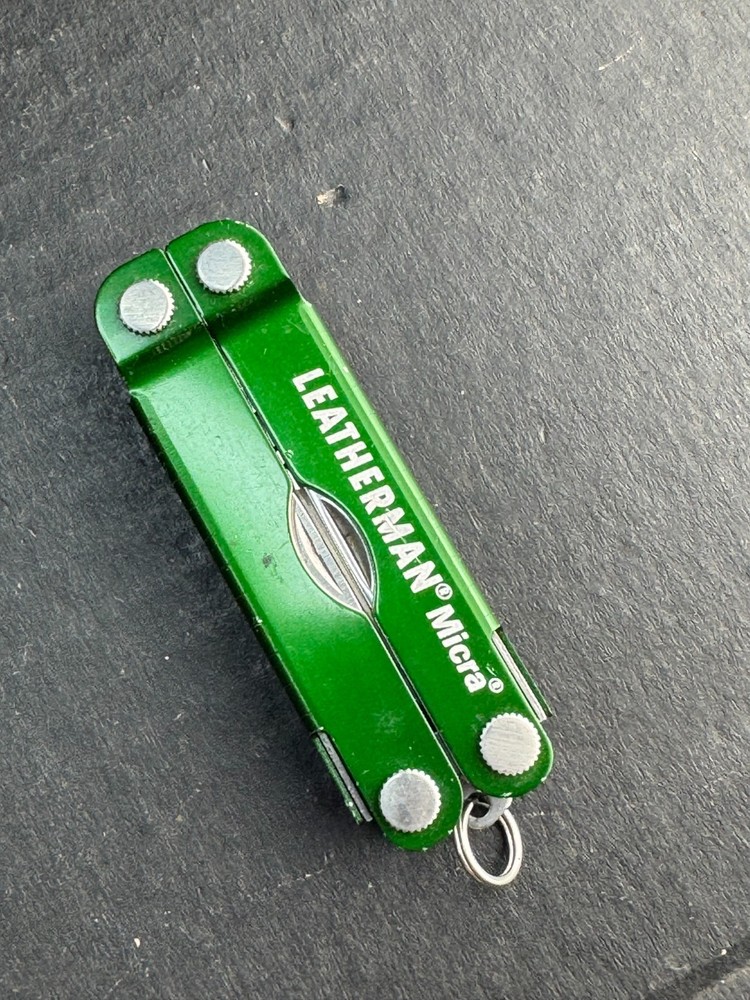 Leatherman Micra 10 in 1 Multitool Anodized Aluminum - Green