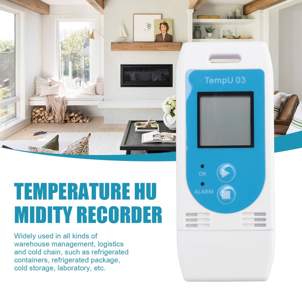 1 Pcs TempU 03 USB Temperature Humidity Data Logger Reusable TEMP4057