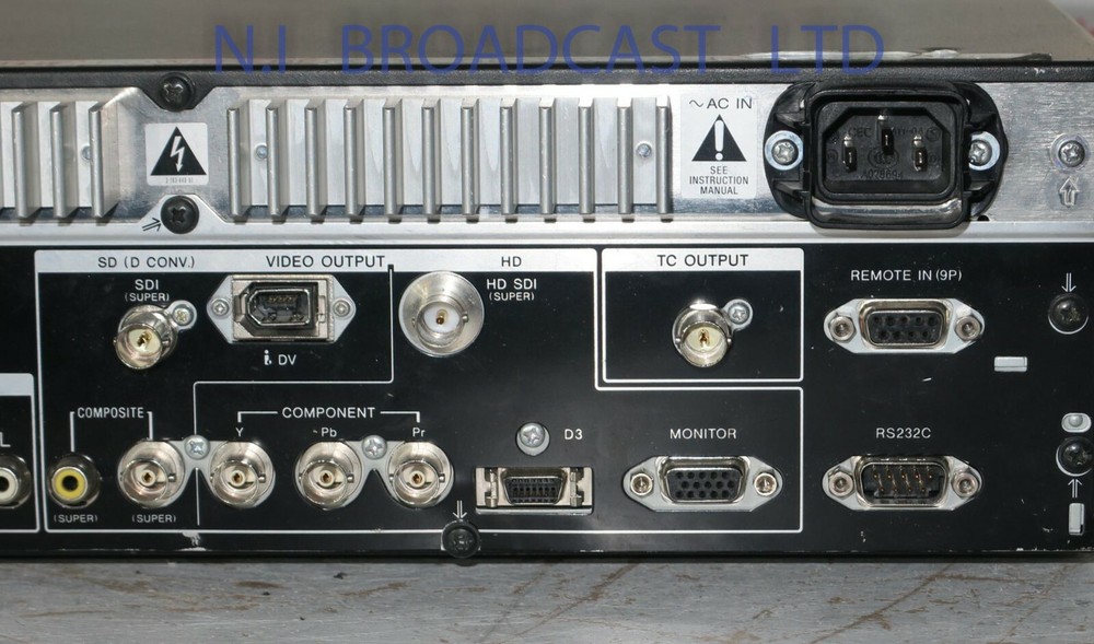 Sony JH3 HDcam player with HDSDI outputs Fully working.