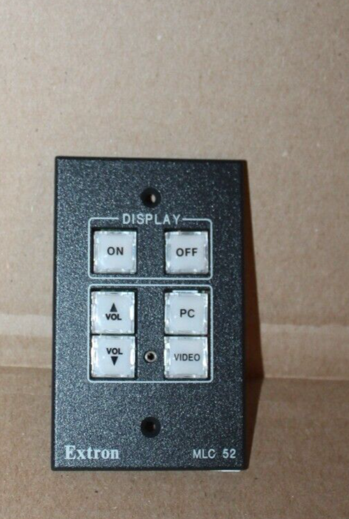 EXTRON 21-058-00LF MLC 52 REV.D CONTROL DISPLAY WALLMOUNT
