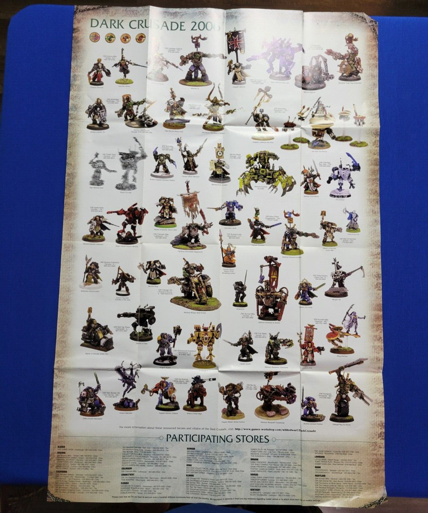 Warhammer 40k Dark Crusades Poster (2006) - 2-Sided
