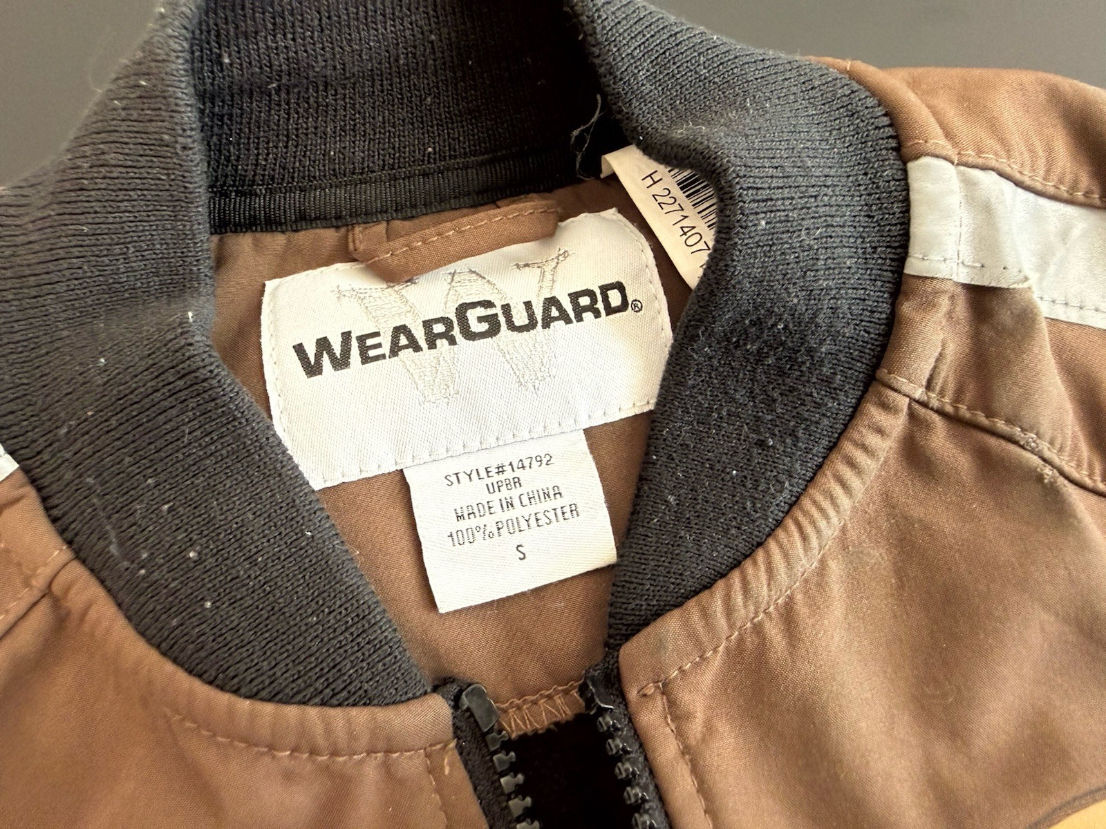 UPS Uniform Wear Guard United Parcel Service Men's Full Zip Vest Size Small