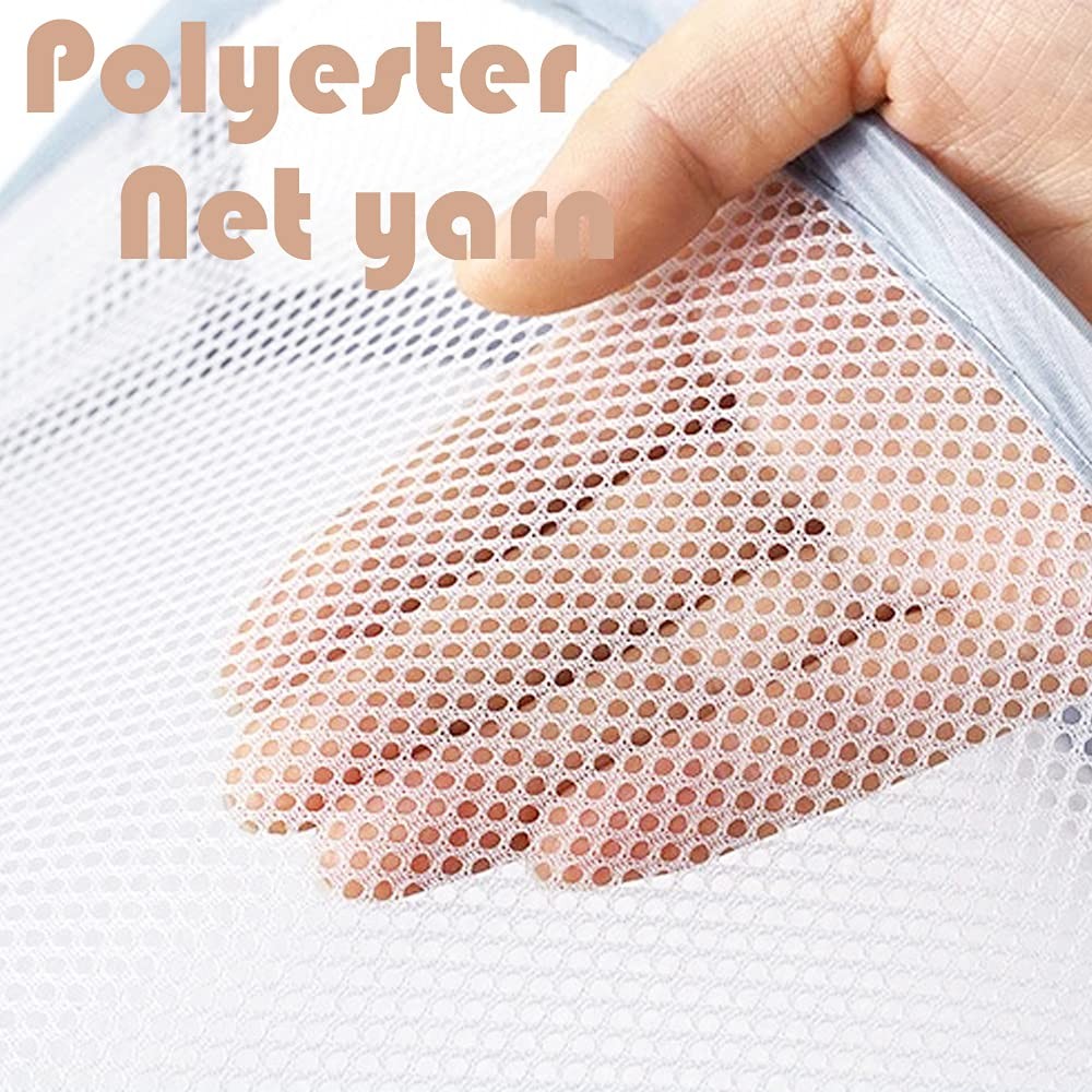Mesh Collapsible Small Wall Laundry Baskets，Hanging Small, CLASSIC
