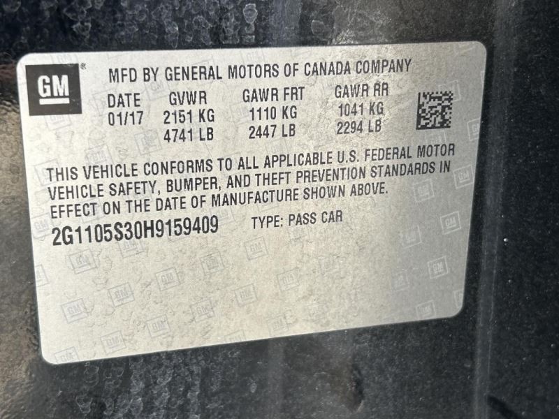 IMPALANEW 2017 Transmission Shift 104705524