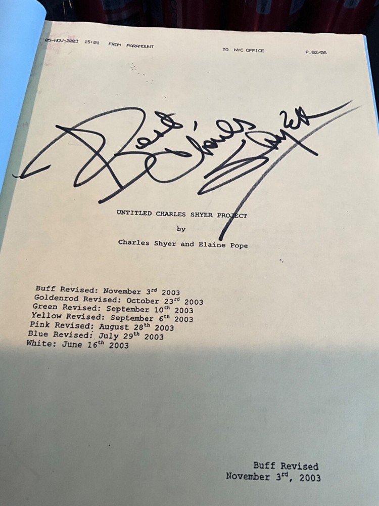 JUDE LAW original script ALFIE production draft