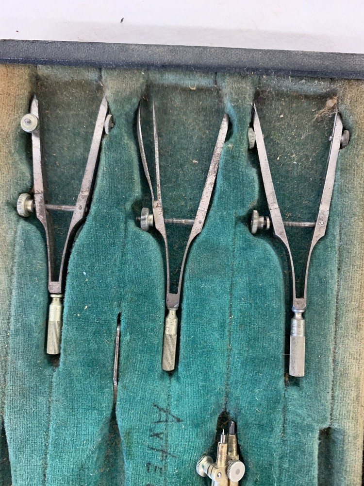 Vintage Drafting Tools ~ Engineering ~ Sears West Germany ~ AS FOUND ~ AS IS