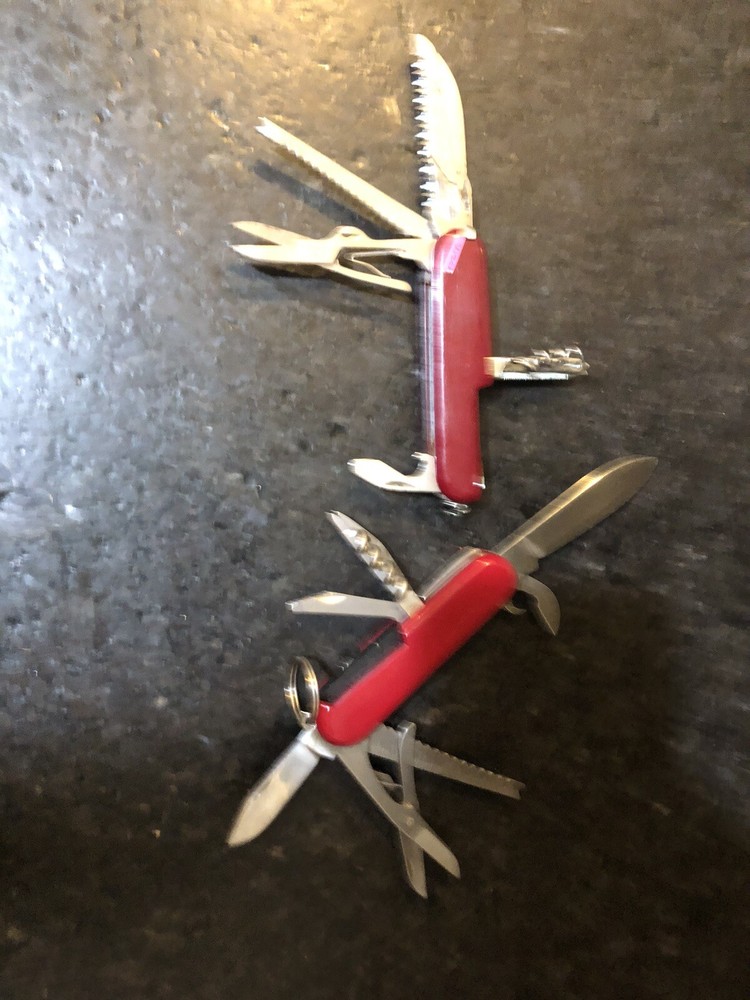 20+ Large & Small Multitool Knives, empty knif cases, etc Lot