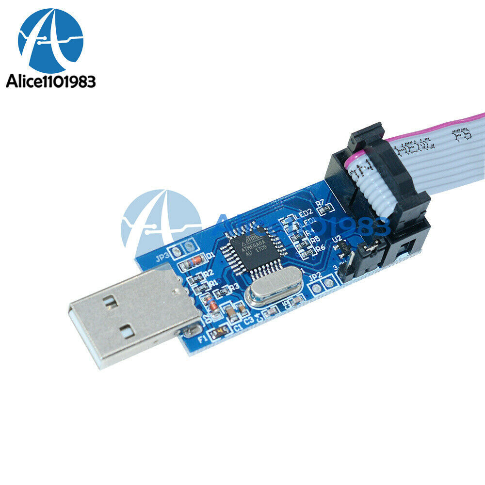 AVR ATMEGA16 Minimum System Board ATmega32 + USB ISP USBasp Programmer For ATMEL
