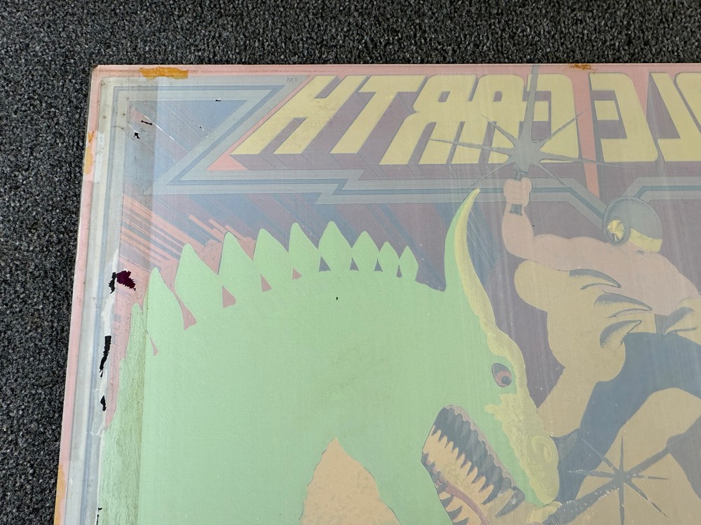 Atari Middle Earth Pinball Machine Game Backglass ORIGINAL