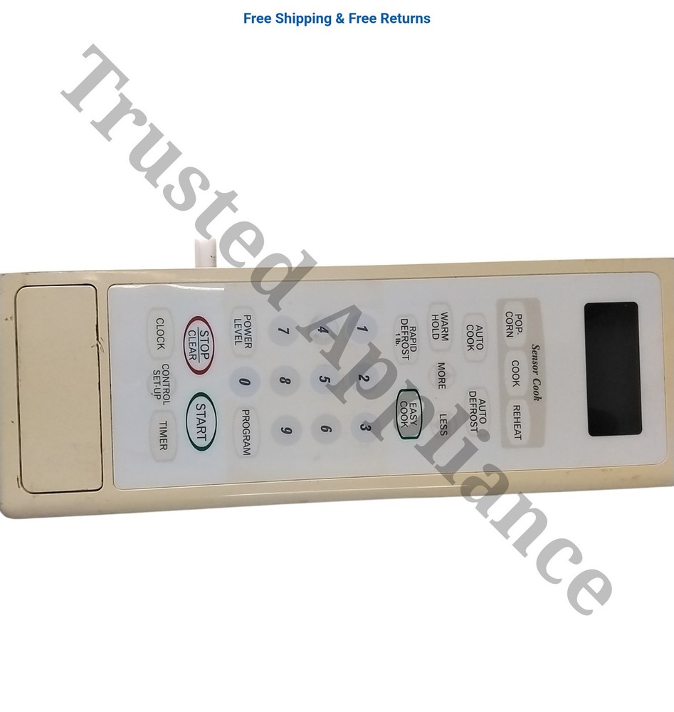 Microwave Control Panel Console 3572W0A238 Biscuit