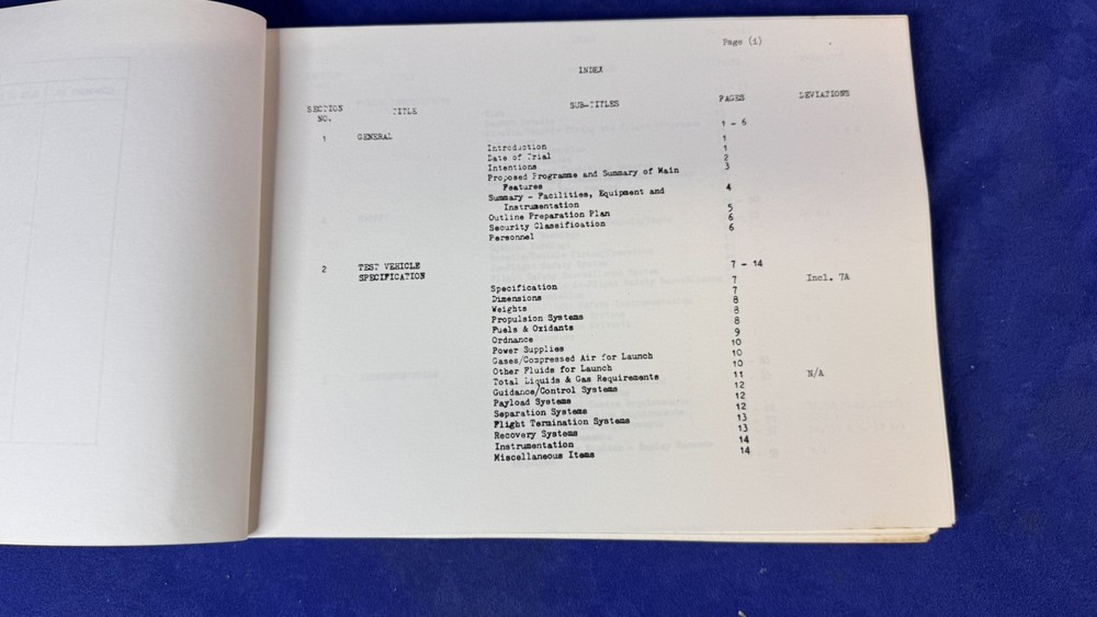 British Defence Skylark SL1611 TRL Trials Instruction BS232 Document