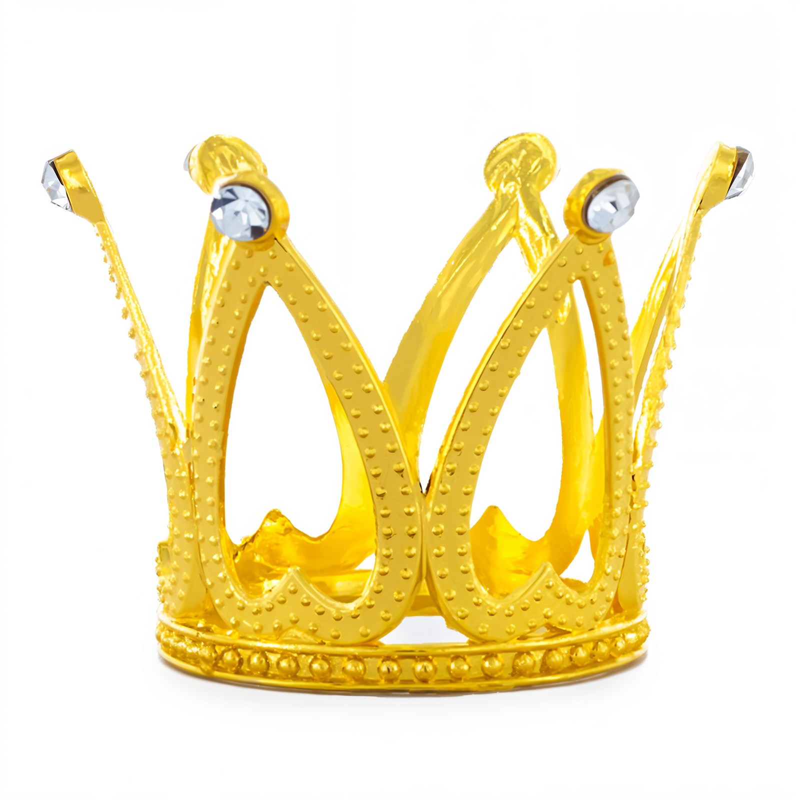 Regal Yellow Gold-Toned Egg Stand Holder Display