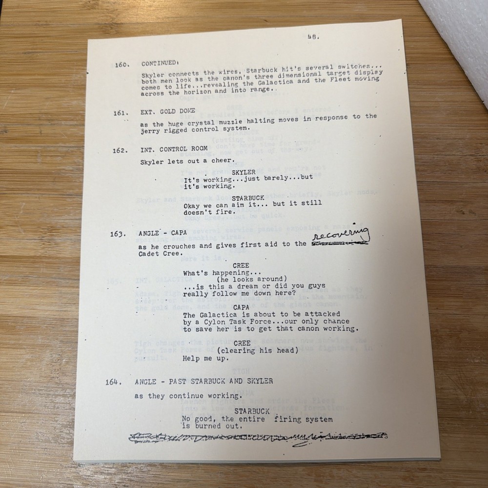 Galactica First Draft Teleplay Copy