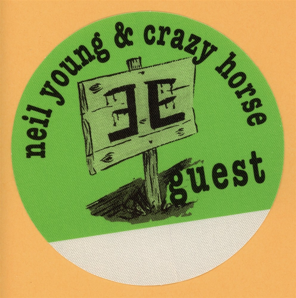 Neil Young 2003 w/ Crazy Horse Concert Tour GUEST Backstage Pass