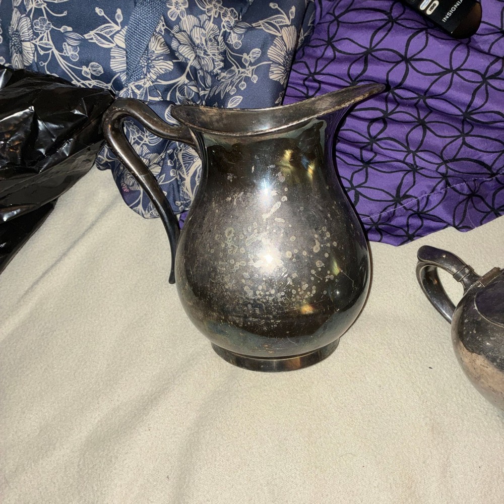 Vintage Leonard Silver Plated Water Pitcher