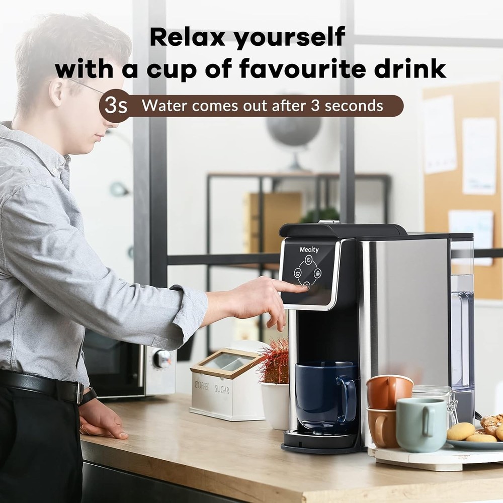Coffee Maker 3 in 1 Single Serve Coffee Machine, Compatible with K cup Capsul...