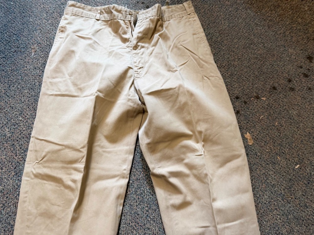 ORIGINAL WWII US ARMY OFFICER CLASS A "KHAKI" TROUSERS- XSMALL 30 WAIST