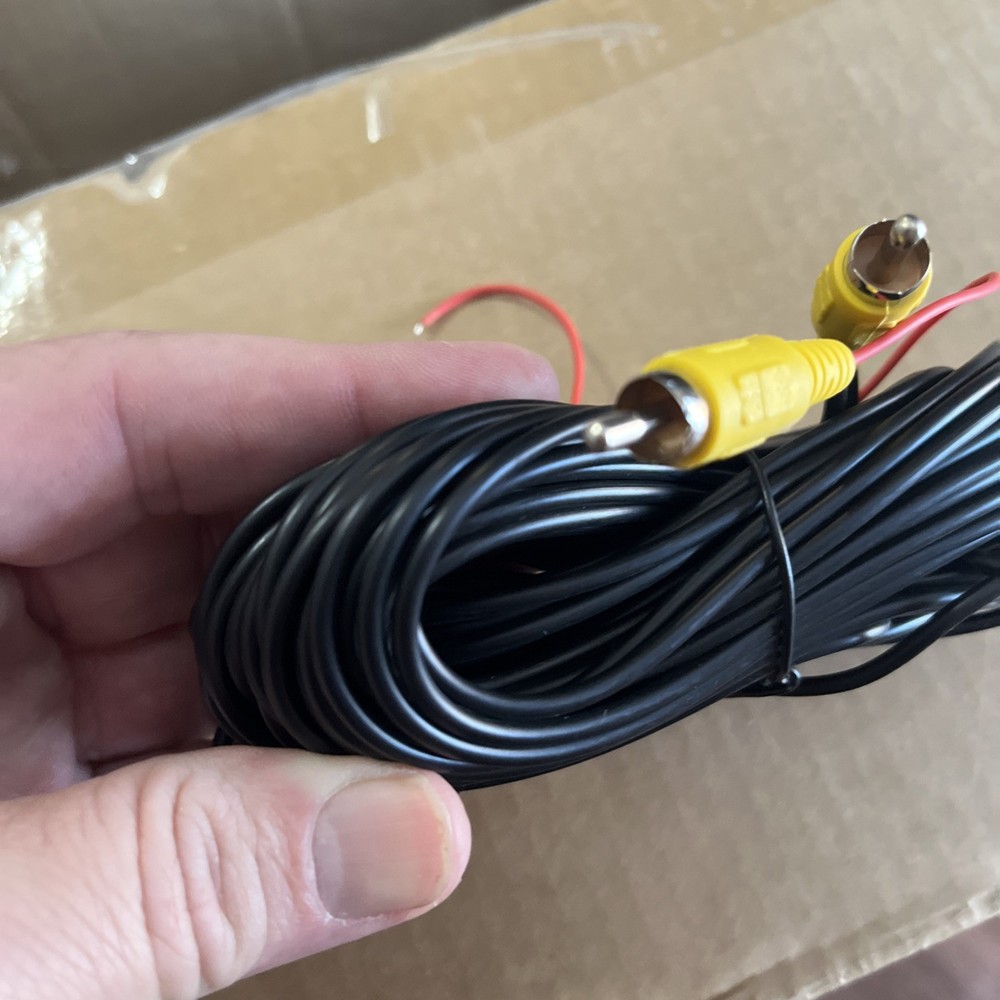 COMBO CAMERA PURCHASE UPGRADE ONLY **SINGLE 25' VIDEO CABLE**