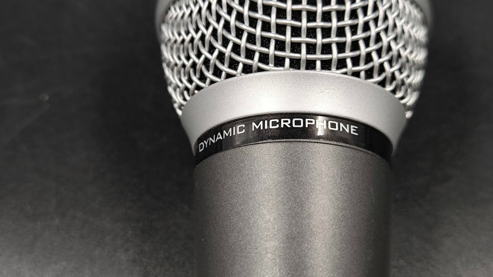 Dynamic DM-2500 Microphone Used Working Grey