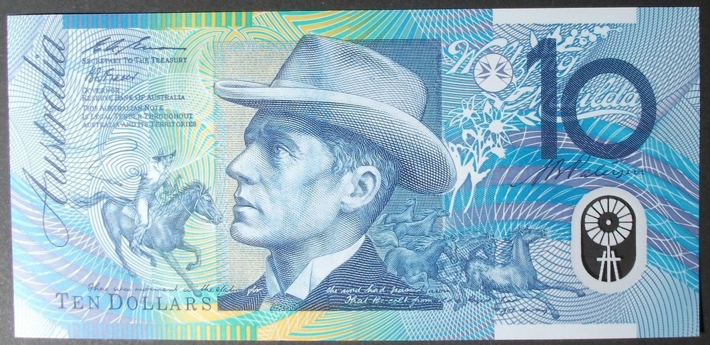 Australia P52a 10 Dollars Gem UNC