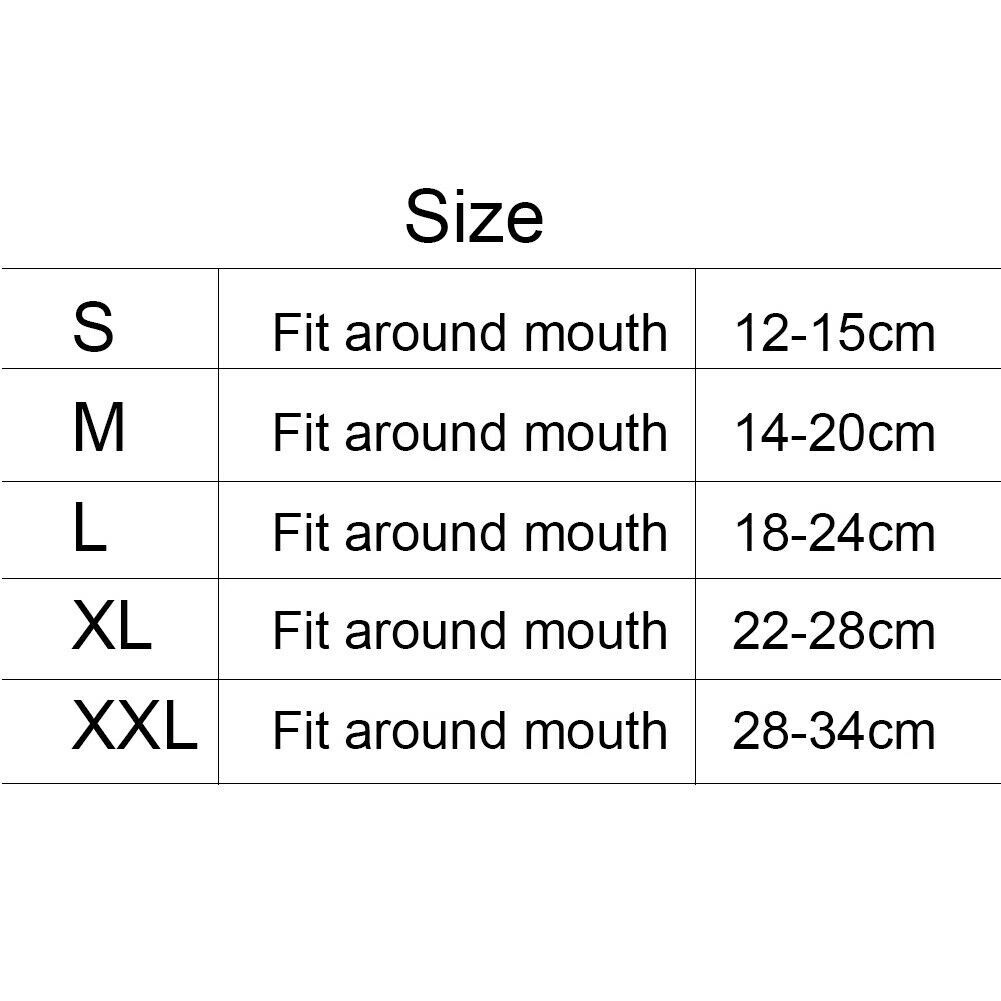 Adjustable Pet Dog Muzzle Mouth Cover Mesh Mask NoBarking Anti Bite Chewing