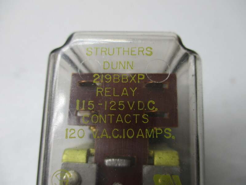 STRUTHERS-DUNN 219BBXP 110/125VDC NSNP