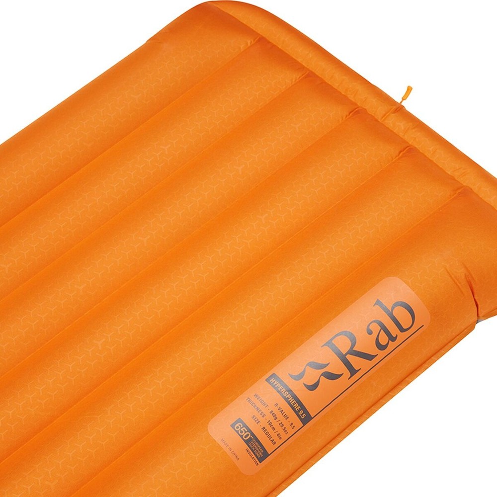 Rab Hypersphere 9.5 Sleeping Pad Marmalade, Regular