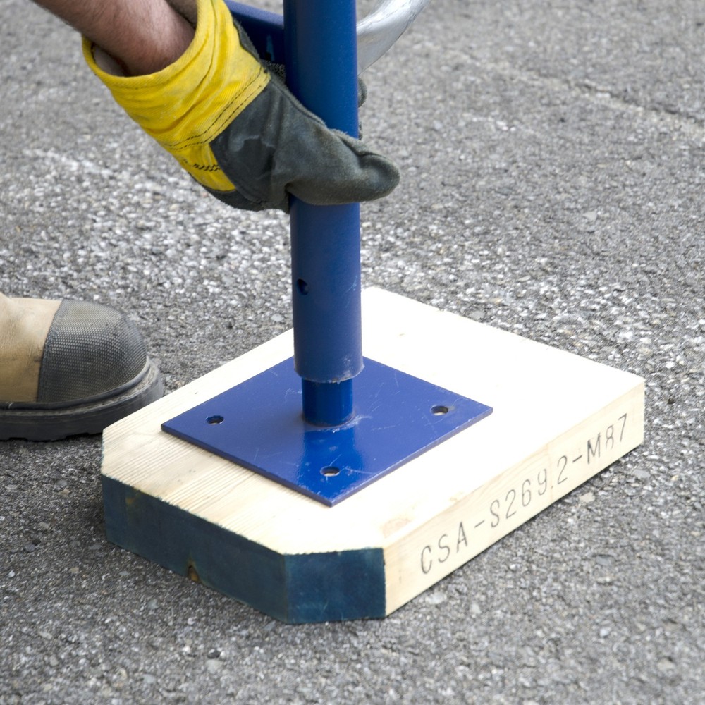 Metaltech Base Plate for Scaffold Frames, Model# M-MBBF
