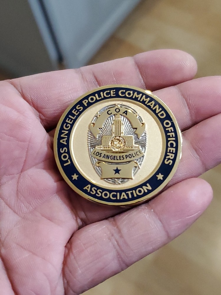 LAPD Los Angeles Police Command Challenge Coin