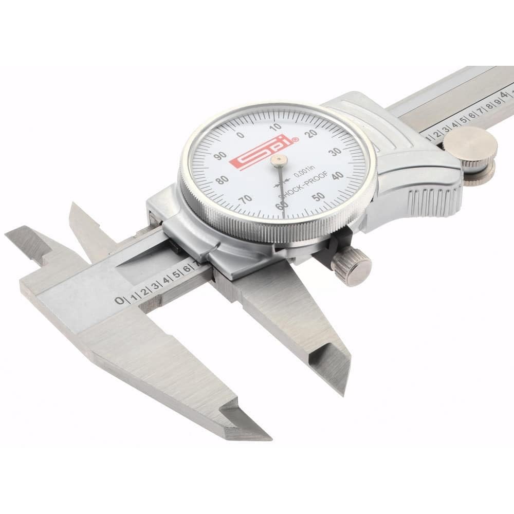 12-041-0 Smooth-Movement Shockproof Dial Caliper: 0" to 6" Range
