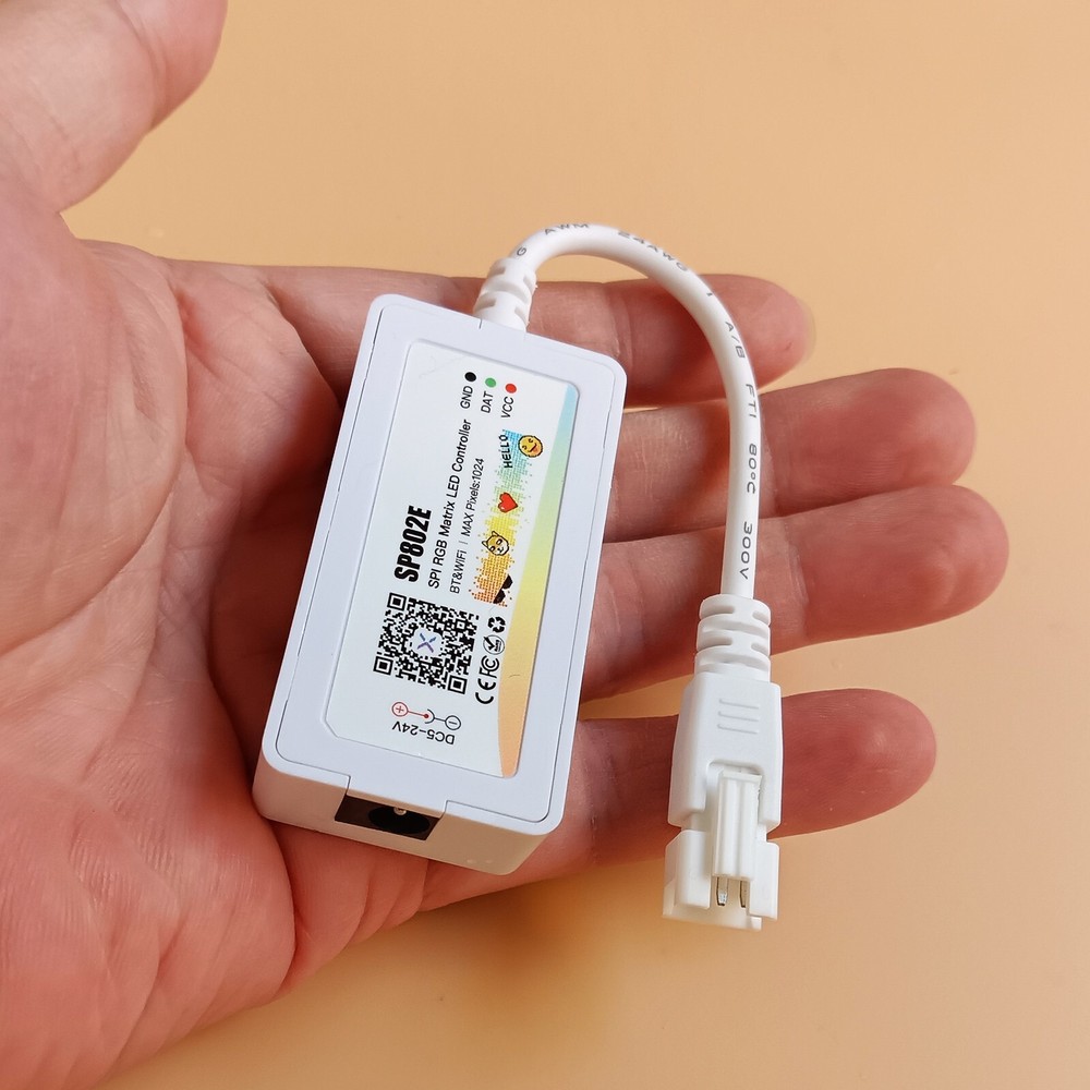 SP802E Controller Wifi Bluetooth App Addressable Display for 5V LED Panel Screen