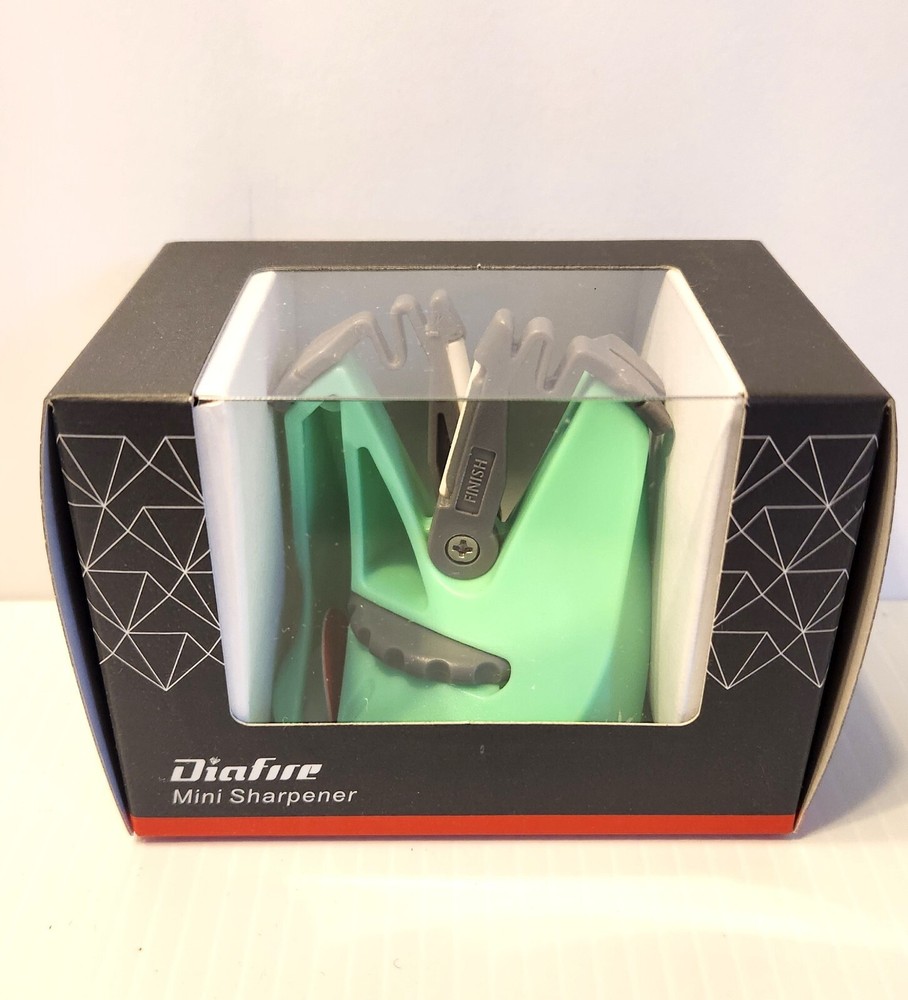 Diafire Mini Sharpener for Knives - FRN, Ceramic - Suction Cup for Stability