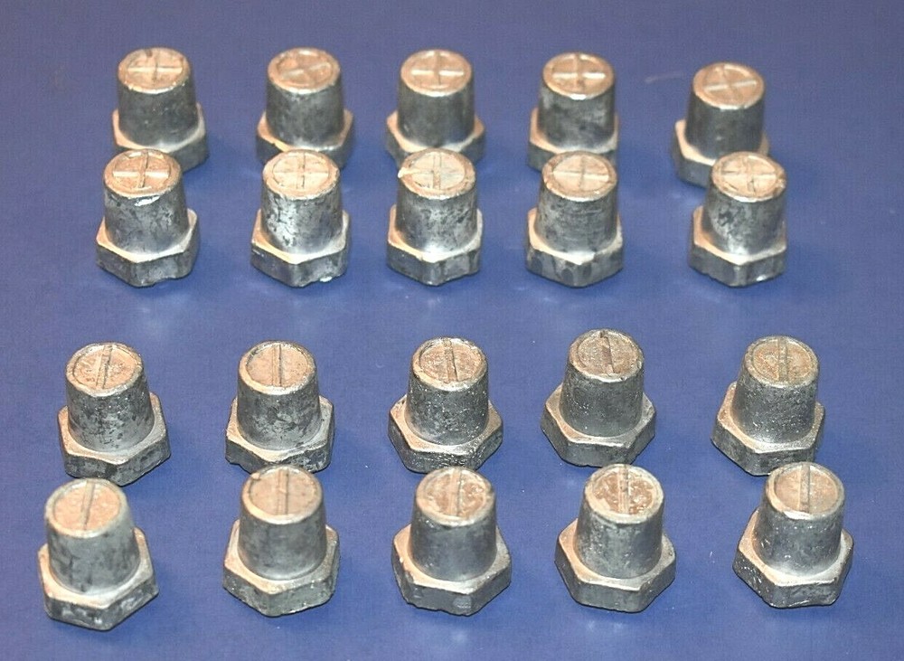 3/8" Battery Stud To Top Post Conversion Adapter Group 31 10 Pair POS & NEG
