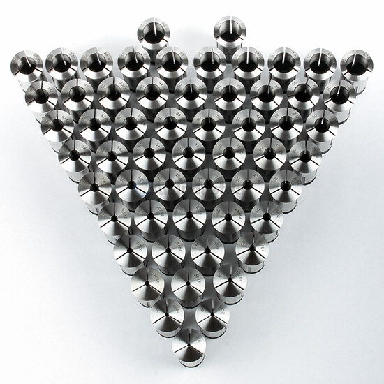 57 Pc 5C Collet Set Fractional 1/8" to 1" High Precision Lathe 57 Piece