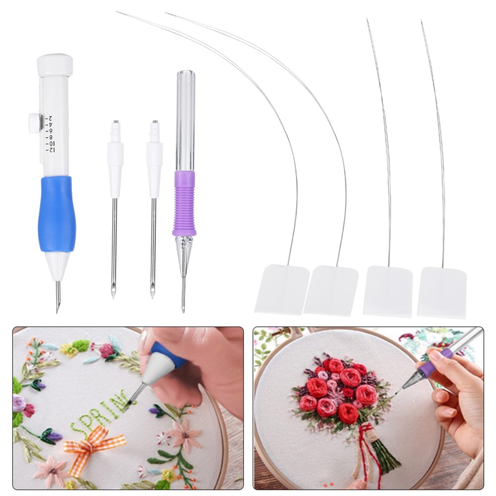 Punch Needle Set For DIY Sewing Threading Device Recommended
