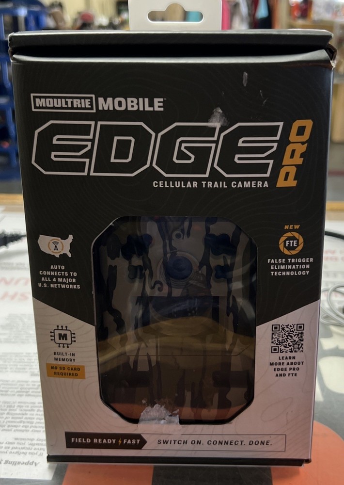 Moultrie Mobile Edge Pro Cellular Trail Camera - MCG-14080 camera only