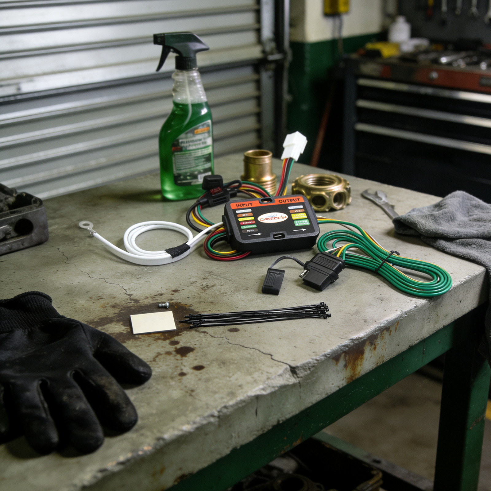 For Toyota Sienna 2021-2026 Vehicle end 4-Way Flat Trailer Hitch Wiring Harness