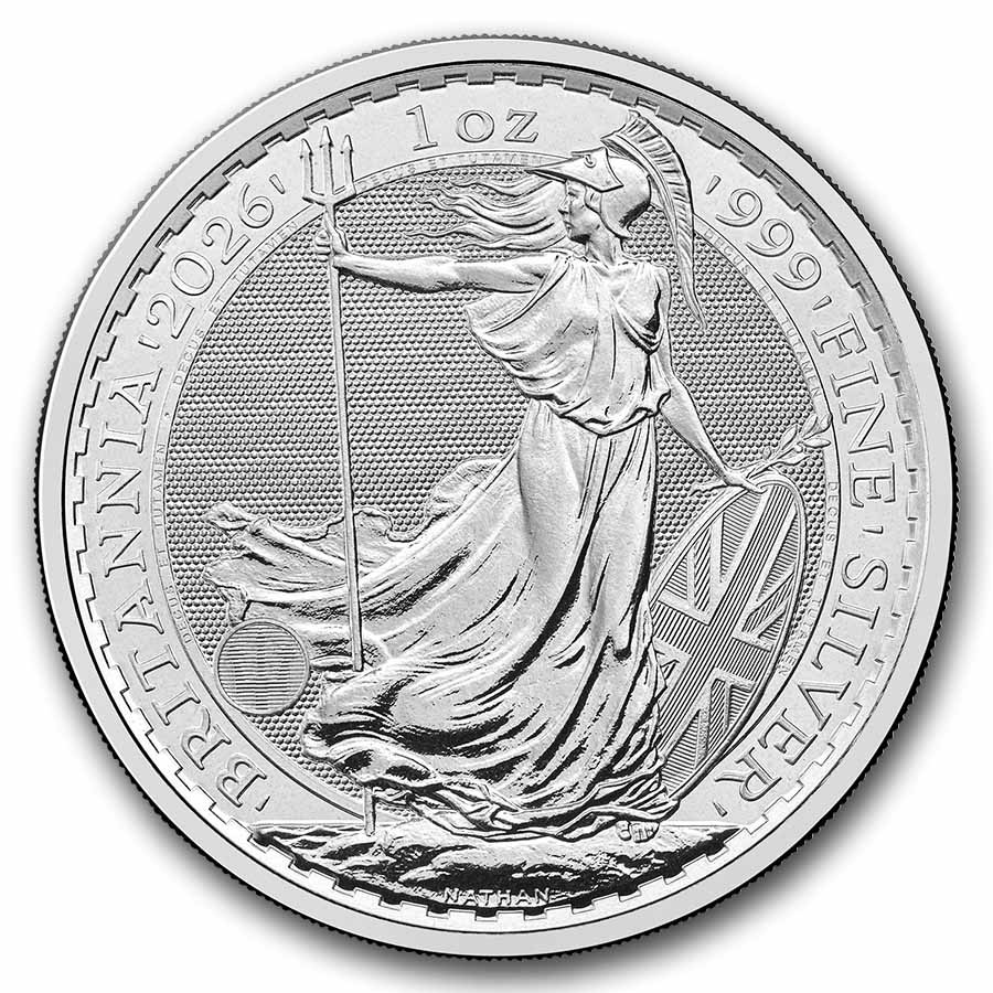 2026 Great Britain 1 oz Silver Britannia BU