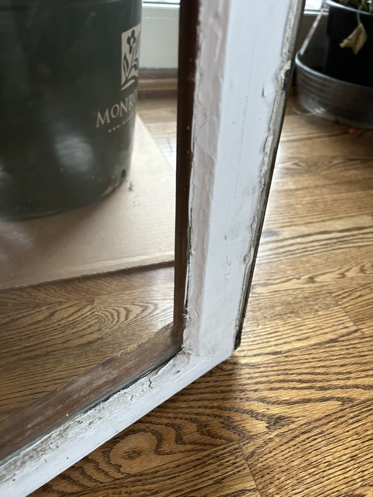Antique Vintage Glass Window Frame