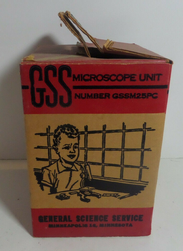 GSS microscope unit GSSM25PC vintage original box