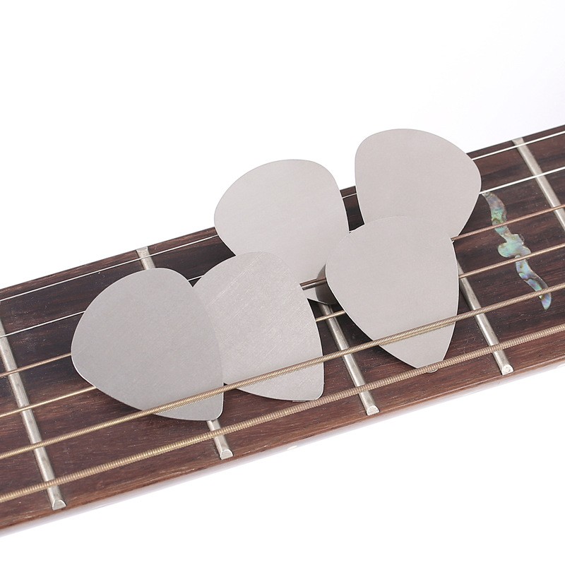 Thumb Guitar Metal Pick Electroplated Finish