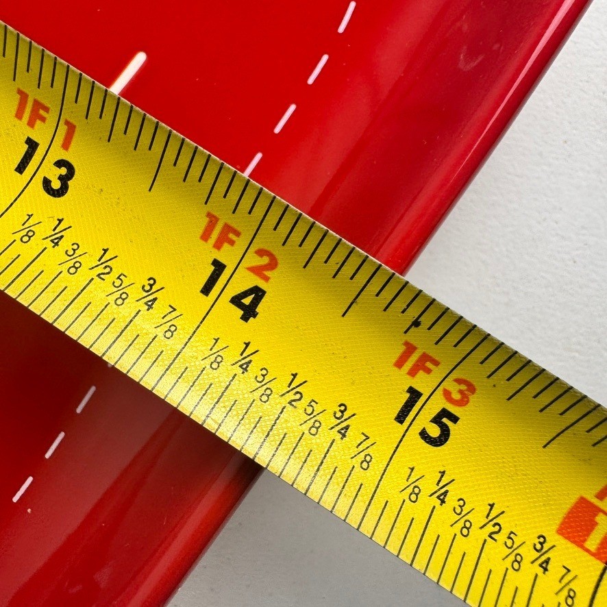 Rae Dunn Merry Christmas Red Ceramic Rectangular Serving Platter Tray Magenta