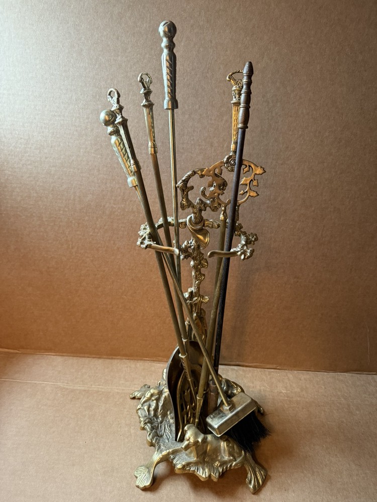 Vintage Hunting Theme Fire Place Tools