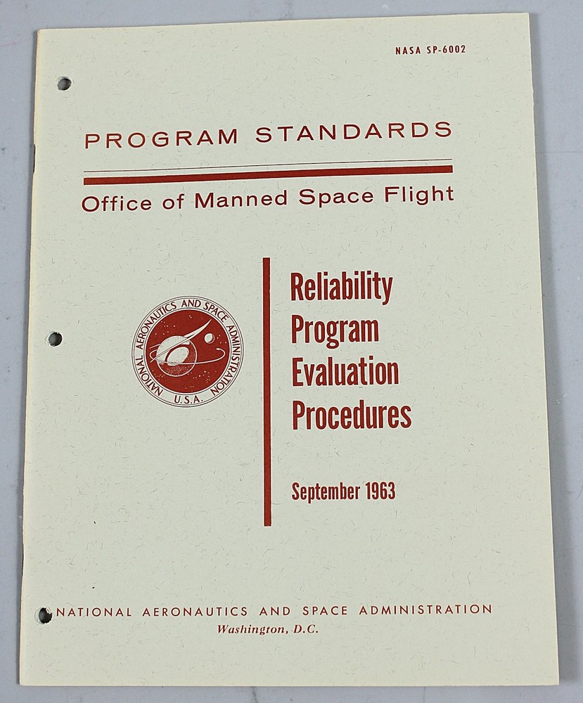 NASA SP-6002 Apollo Program Standards Manual Office of Manned Space Flight