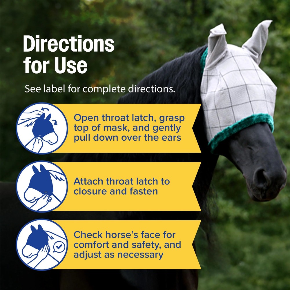 Horse Fly Mask with Ears