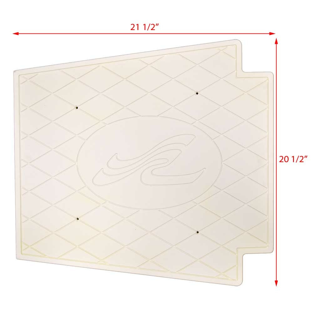 Sea Ray Boat Deck Step Panel 2012564 | Off White Starboard