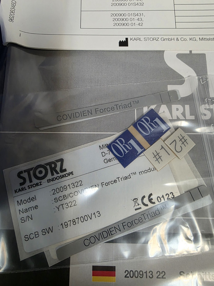 Covidien Force Triad Module 20091322 with Instructions & Connecting Cable